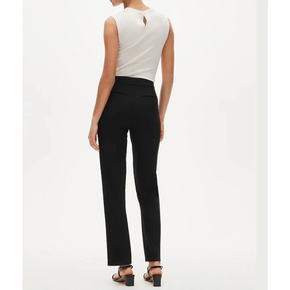 J. Crew Kate straight-leg pant in four-season stretch Black NWT size 12T